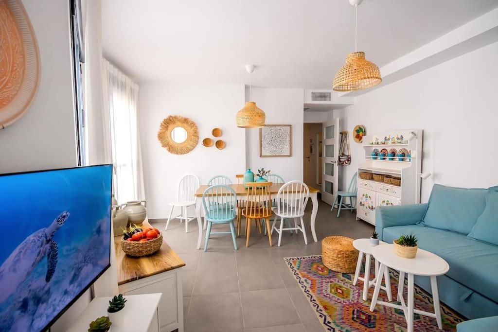 Apartamento azul de Rota Exterior foto