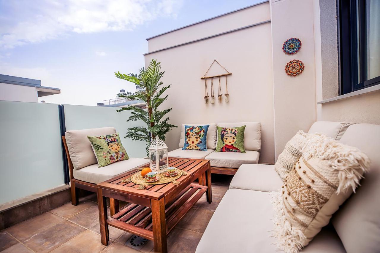 Apartamento azul de Rota Exterior foto